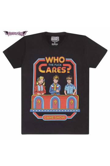 Steven Rhodes Who The Fuck Cares T-shirt