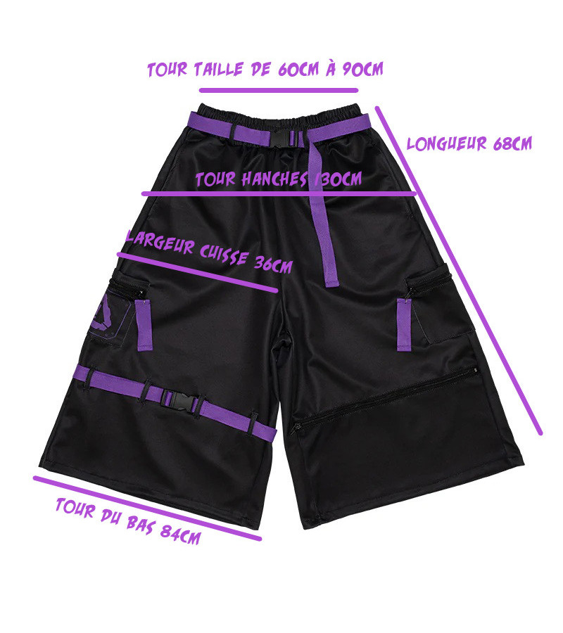 Error Code Purple Shorten Pants ACDC RAG - Freaky Pink