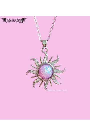 Iridescent Sun Necklace