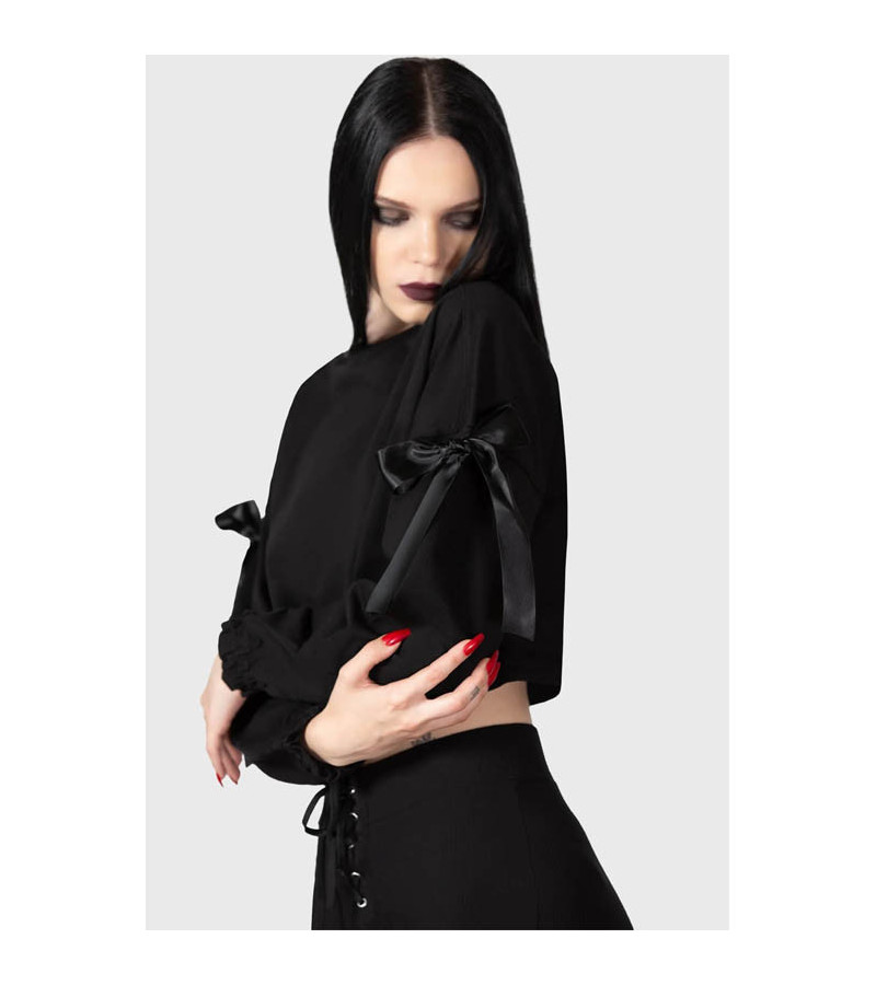 Ray Crop Sweater Killstar