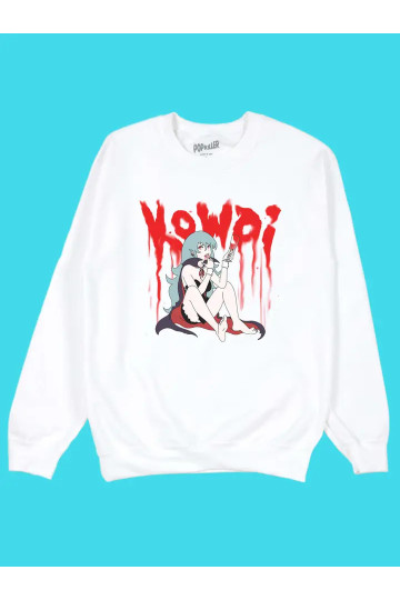 Kowai White Sweat-shirt