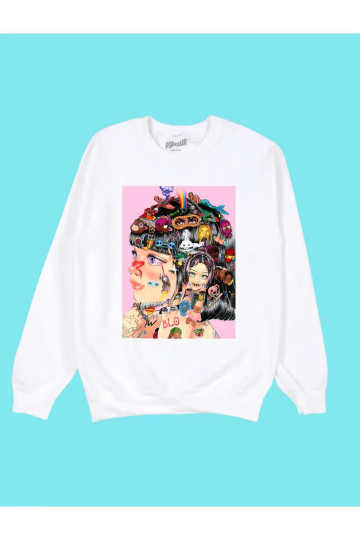 Pull Music Obsession Blanc