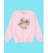Mizucat Space Adventure Pink Sweat-Shirt