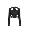 Punk Rebel Cutout Top