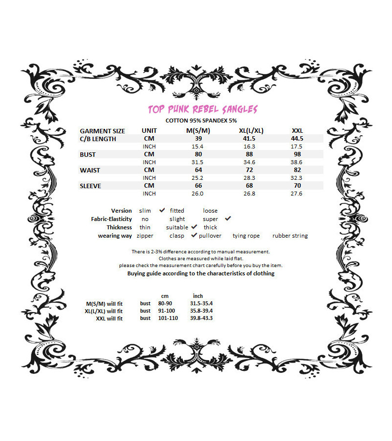 Punk Rebel Cutout Top