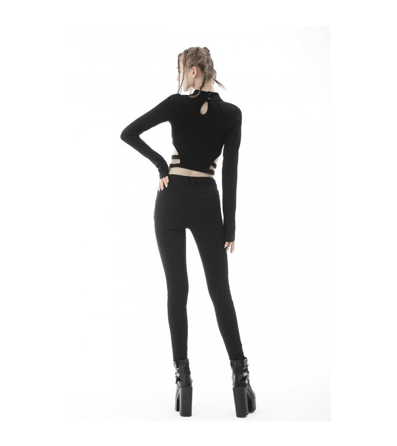 Punk Rebel Cutout Top