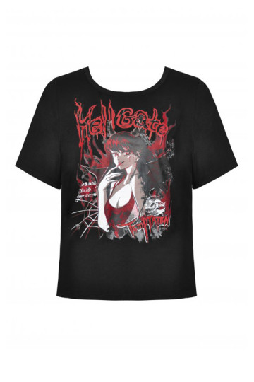 Black Red Demon Seduction Baggy T-shirt