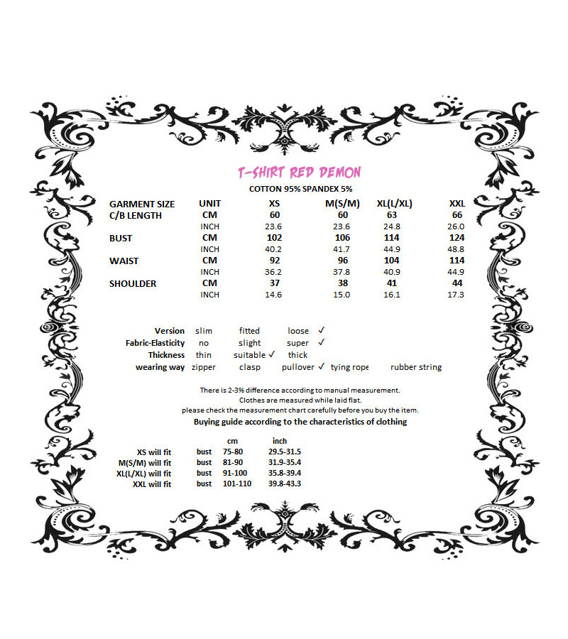 T-shirt Red Demon Hellgate