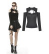 Moon Black Goth Top