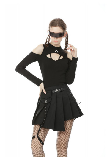 Moon Black Goth Top