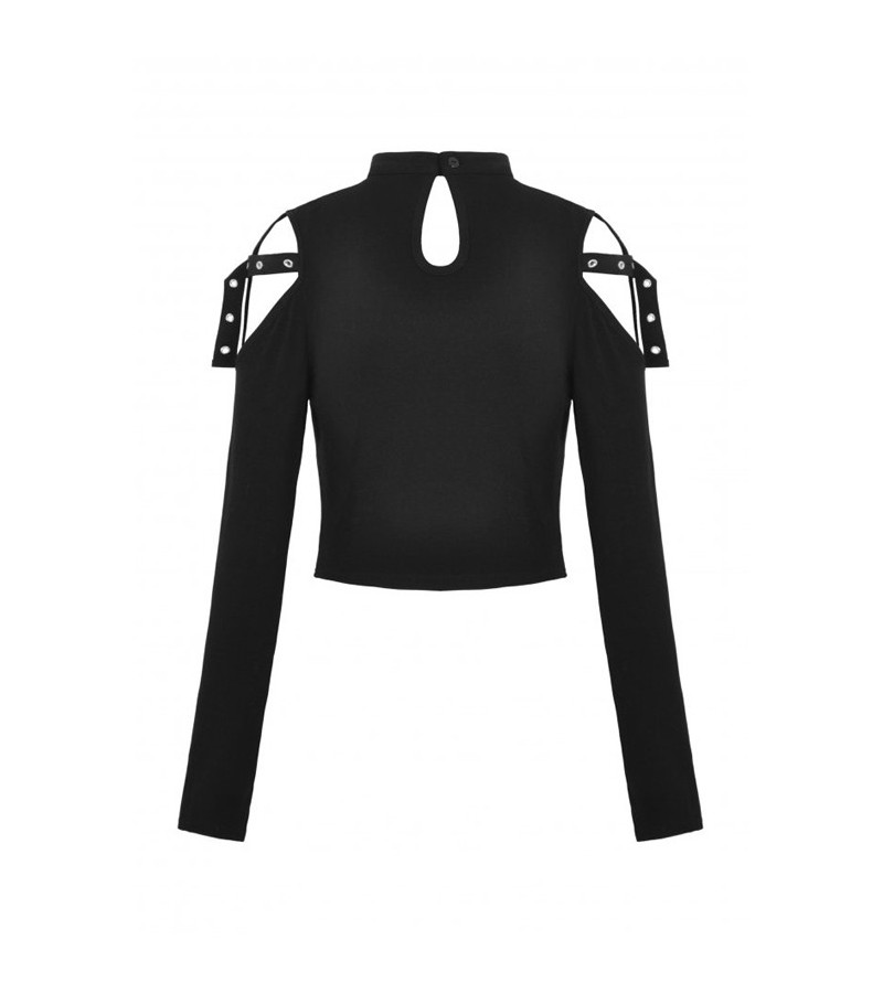 Top Gothique Laçage Et Sangles