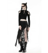 Gothic Long Sleeves Top With Lacing