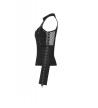 Gothic Black Fishnet Top With Straps