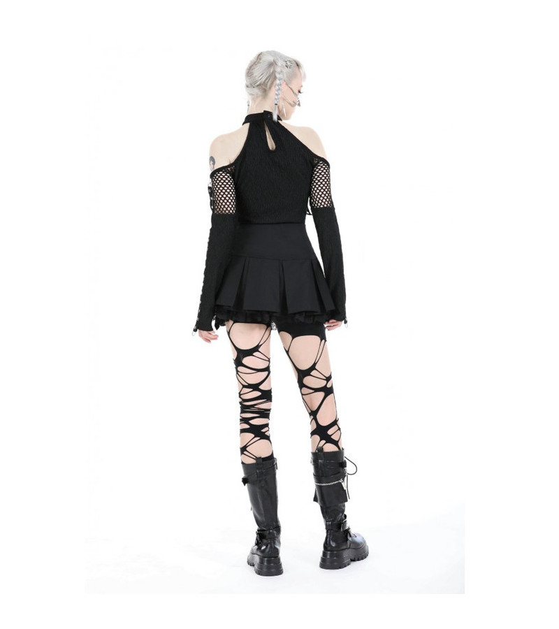 Goth Top Avec Résilles