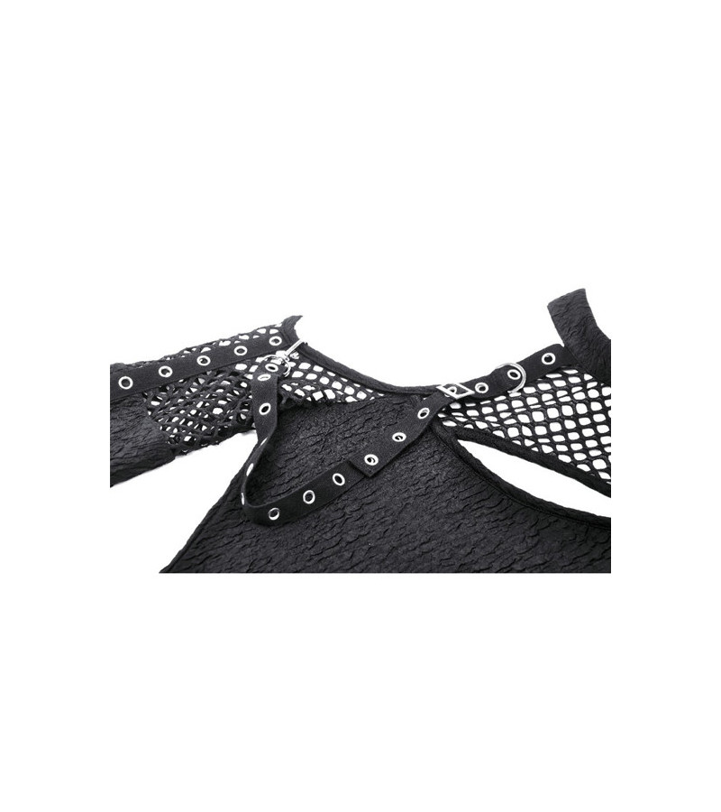Goth Top Avec Résilles