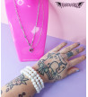 Bracelet Perles Blanches