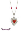Red Sacred Heart Necklace
