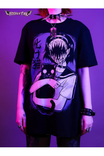T-shirt Chat Noir Bakaneko