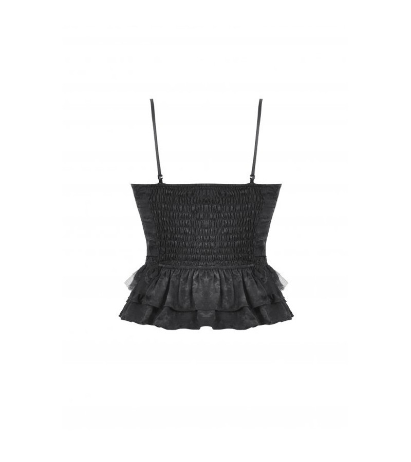 Corset Gothique Noir Transparent
