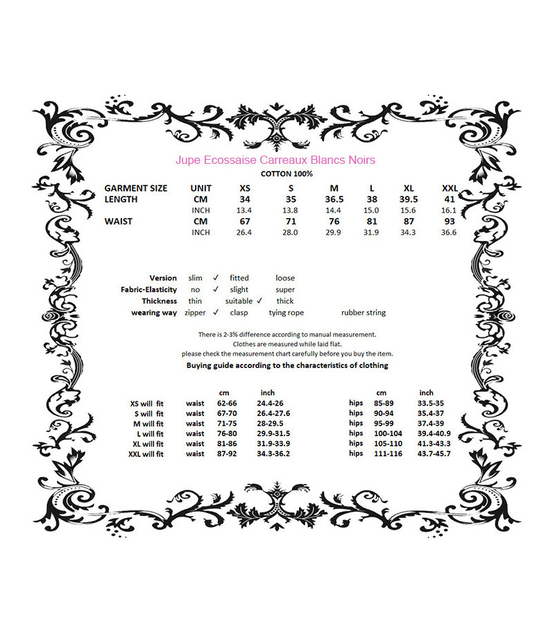 White Checkered Messy Skirt