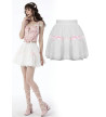 Jupe A Froufrous White Dolly