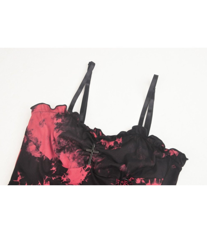 Robe Punk Rock Tie And Dye Longue