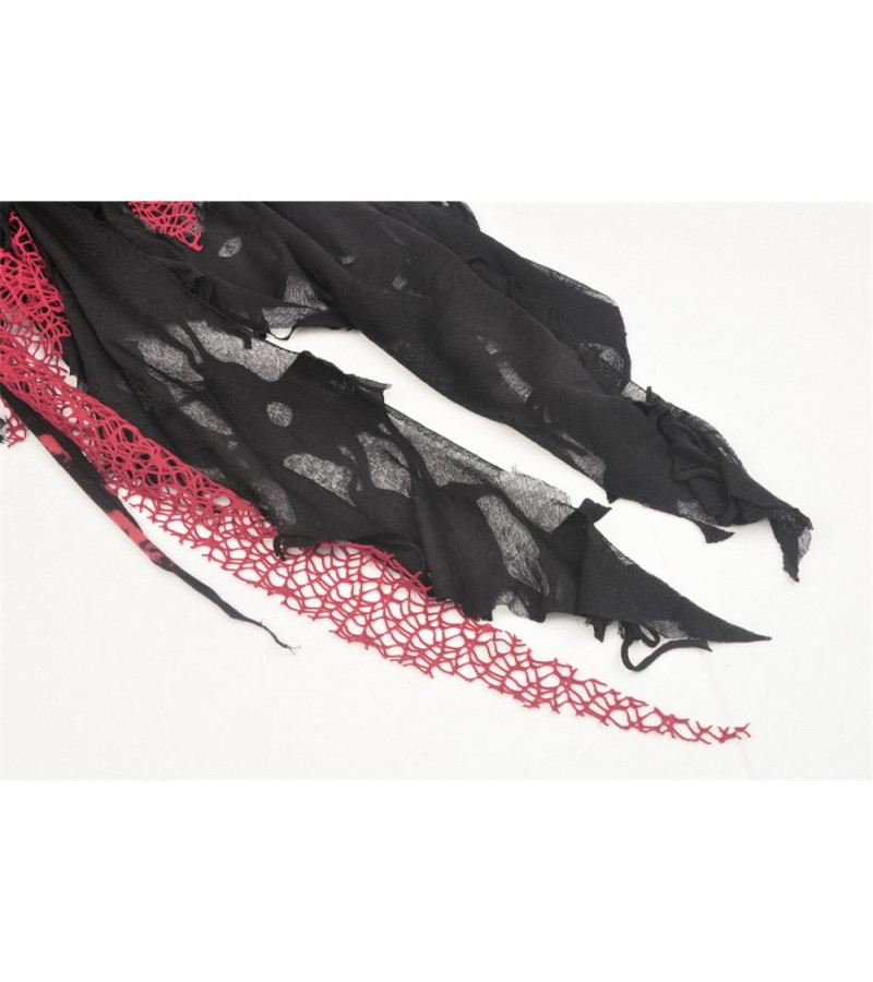 Robe Punk Rock Tie And Dye Longue  - Freaky Pink