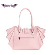 Pastel Pink Bat Wings Handbag