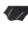 Bustier Manches Longues Résilles Noires