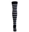 Black And Grey Striped Socks