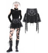 Rebel Gothic Fake Leather Skirt