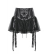 Rebel Gothic Fake Leather Skirt