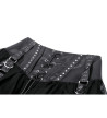 Rebel Gothic Fake Leather Skirt