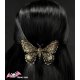 Barrette Steampunk Papillon Rouages