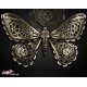 Barrette Steampunk Papillon Rouages