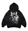 Hatsune Miku Black Punk Hoodie ACDC RAG