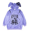 Moon Bunny Dolls Purple Hoodie ACDC RAG
