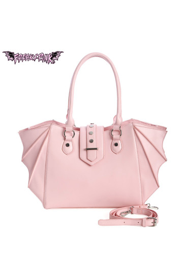 Pastel Pink Bat Wings Handbag