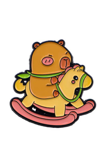 Pins Capybara Cheval A Bascule