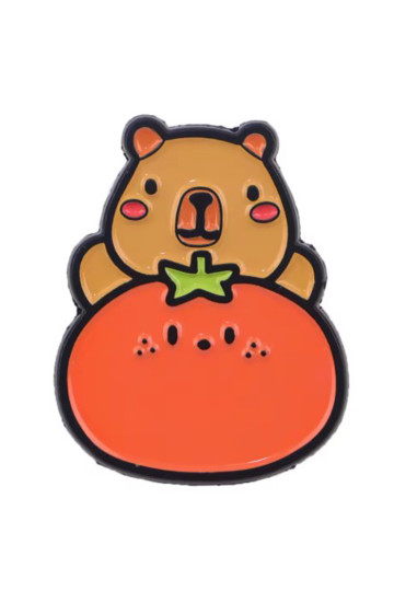Pins Capybara Mandarine