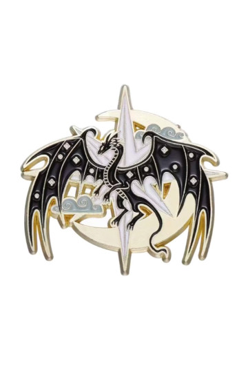 Pins Dragon Noir Et Or