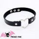 Collier Choker Coeur Noir