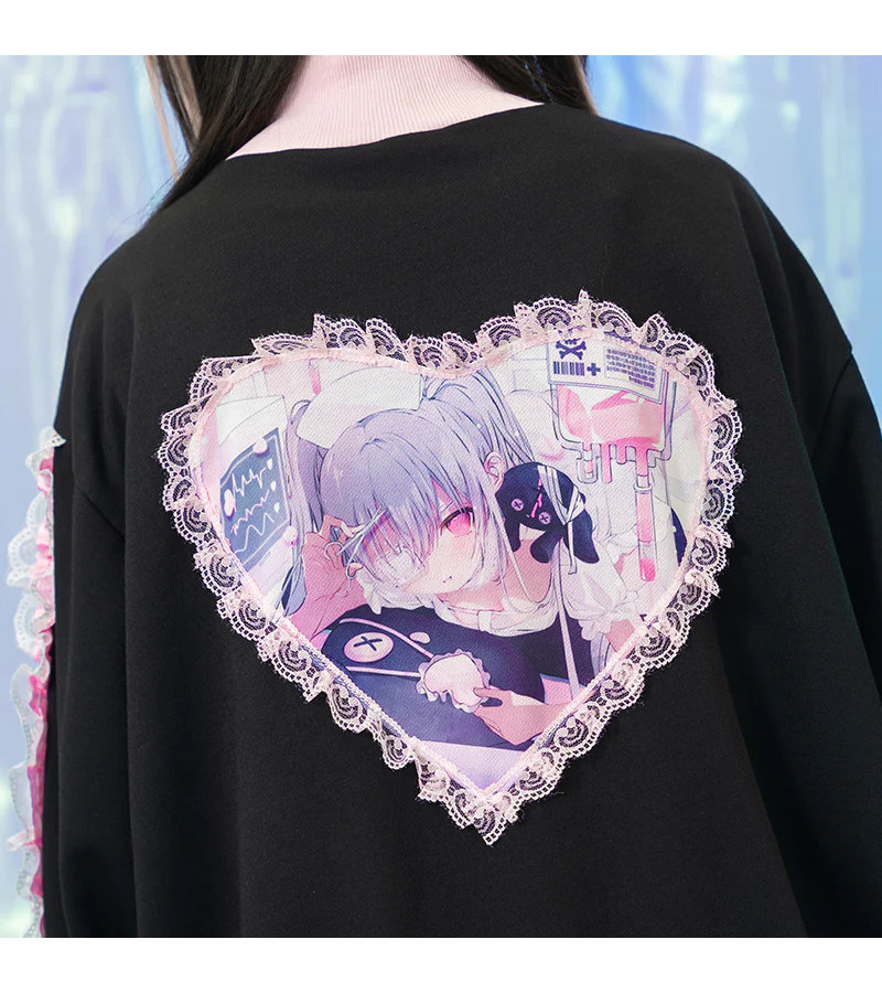 Healing Heart Black Pink Jacket ACDC RAG