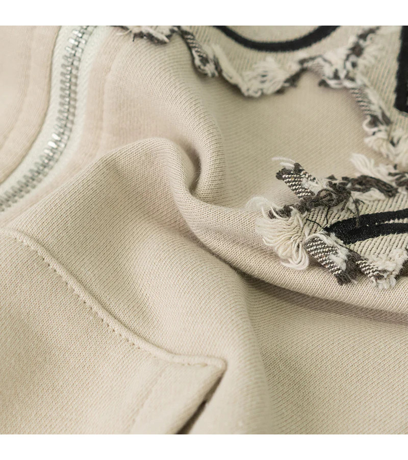 Cryptid Corpse Zip Hoodie Beige ACDC RAG