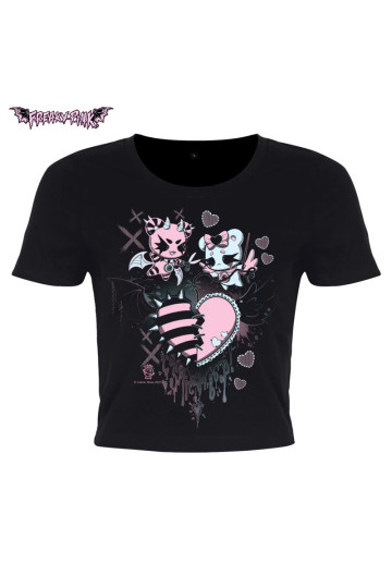 Two Aesthetics Cute Bears Crop Top