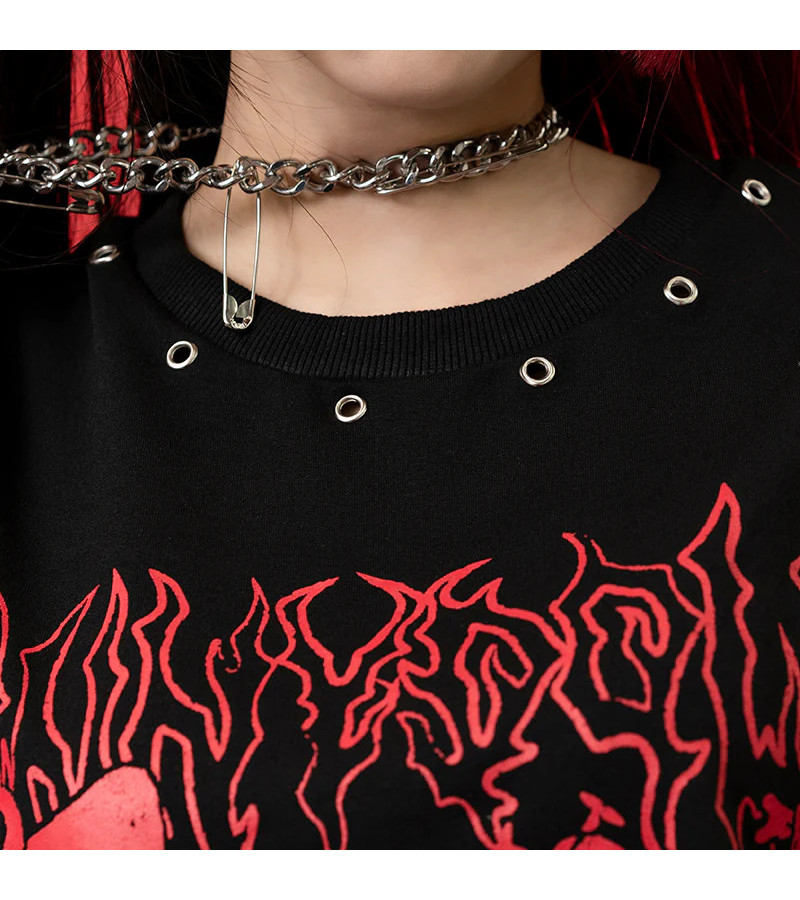 Top Punky Bunny Rouge ACDC RAG