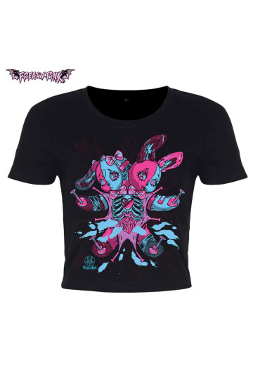 Crop Top Peluche 2 Têtes