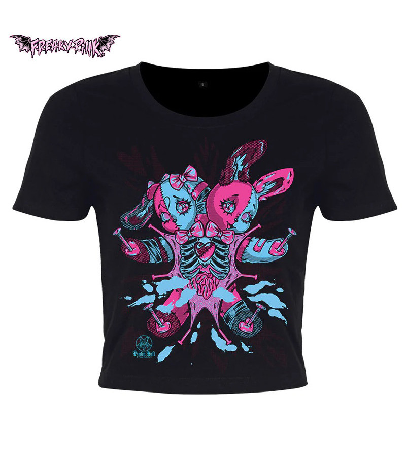 Crop Top Peluche 2 Têtes Crop Top Peluche 2 Têtes