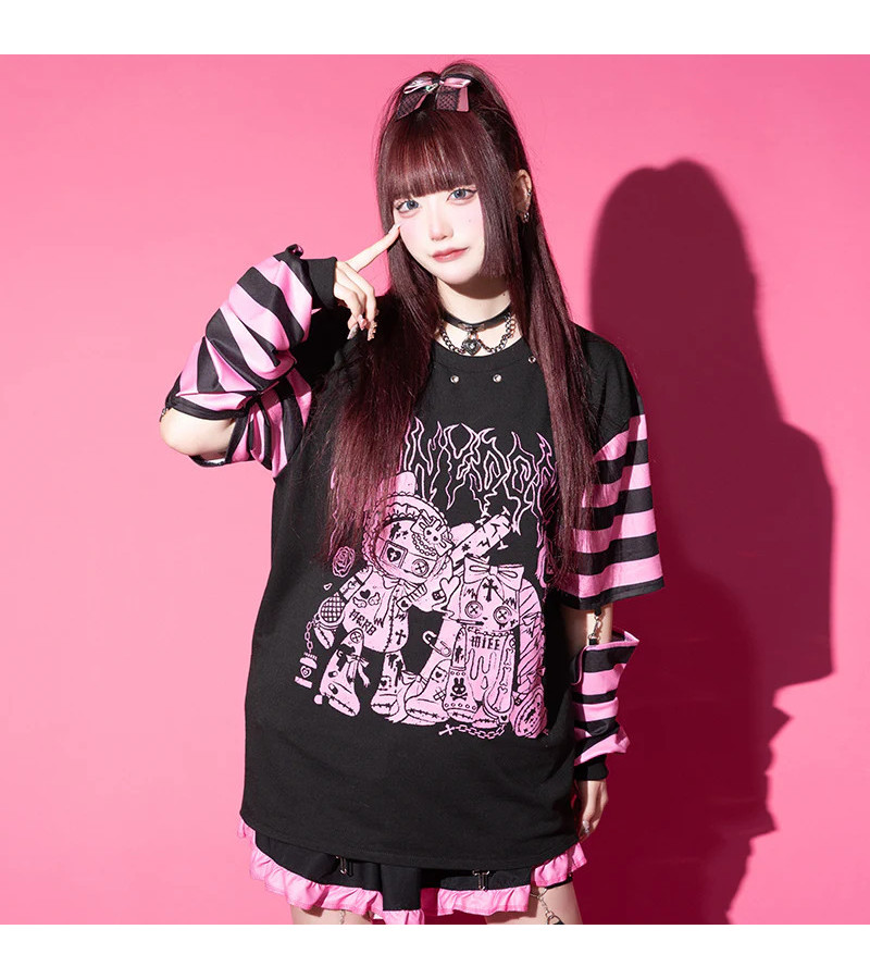 Top Punky Bunny Rose ACDC RAG