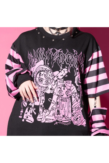 Top Punky Bunny Rose ACDC RAG